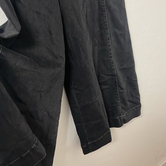 Maeve Black Extra Wide Cropped Pants Stretch Size 31 - Picture 3 of 5